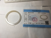 Load image into Gallery viewer, 56mm certified 100% natural type A light yellow brown sugar flat jadeite jade bangle PA169-6634