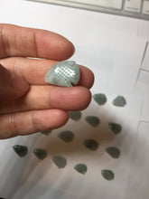 Load image into Gallery viewer, 100% Natural type A clear/light green jadeite jade 3D tropical fish Pendant group BF152