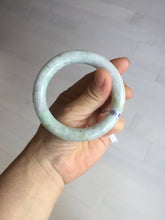 Load image into Gallery viewer, 53.9mm Certified 100% natural Type A light green purple brown chubby round cut jadeite jade bangle BQ16-5818