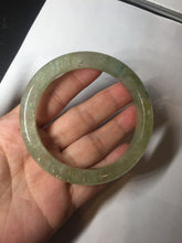 Load image into Gallery viewer, 58.8mm 100% natural fresh icy green mica bangle SY75