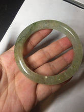 Load image into Gallery viewer, 58.8mm 100% natural fresh icy green mica bangle SY75
