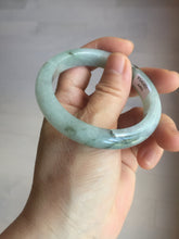 Load image into Gallery viewer, 52.3mm certified 100% natural Type A icy watery dark green jadeite jade bangle AH103-4490