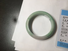 Load image into Gallery viewer, 50mm Certified Type A 100% Natural sunny green/purple tropical beach Jadeite Jade bangle D109-7738