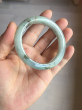 Load image into Gallery viewer, 52.3mm certified 100% natural Type A icy watery dark green jadeite jade bangle AH103-4490