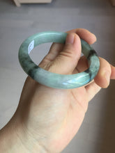 Load image into Gallery viewer, 53mm certified 100% natural Type A icy watery dark green brown jadeite jade bangle AH102-4492