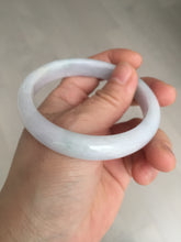 Load image into Gallery viewer, 56.5mm certified Type A 100% Natural purple white green Jadeite Jade bangle AJ80-1266