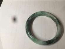 Load image into Gallery viewer, 60.1mm Certified Type A 100% Natural green/dark green Jadeite Jade bangle AS68-1658