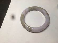 Load image into Gallery viewer, 51.6mm certified 100% natural green/purple/gray jadeite jade bangle R93-3496