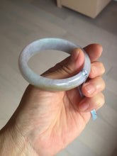 Load image into Gallery viewer, 47mm 100% natural Type A sunny green purple yellow brown oval jadeite bangle PD15