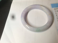 Load image into Gallery viewer, 57.2mm certified type A 100% Natural purple/green/yellow(FU LU Shou) Jadeite Jade bangle AS69-4007