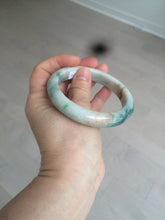 Load image into Gallery viewer, 59.3mm Certified 100% natural Type A sunny green/brown jadeite jade bangle BH38-4359