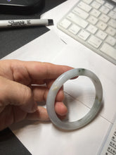 Load image into Gallery viewer, 57.7mm certified Type A 100% Natural green yellow brown white slim Jadeite Jade bangle BS89-6674