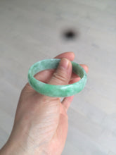 Load image into Gallery viewer, 52.5mm certified 100% natural Type A sunny green jadeite jade bangle BK5-3359