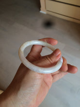 Load image into Gallery viewer, 55mm certified Type A 100% Natural sunny green/white/brown Jadeite Jade bangle BF25-1470