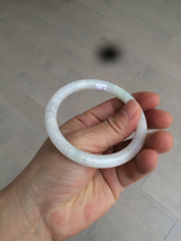 Load image into Gallery viewer, 55mm certified Type A 100% Natural sunny green/white/brown Jadeite Jade bangle BF25-1470