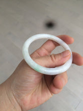 Load image into Gallery viewer, 55mm certified Type A 100% Natural sunny green/white/brown Jadeite Jade bangle BF25-1470