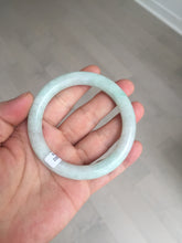 Load image into Gallery viewer, 55mm certified 100% natural type A sunny green/light green round cut jadeite jade bangle BK118-9816