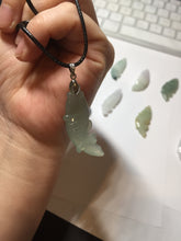 Load image into Gallery viewer, 100% Natural green/dark green/yellow/purple jadeite jade 3D fish Pendant group BF154