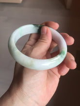 Load image into Gallery viewer, 60mm certified Type A 100% Natural sunny green yellow brown white Jadeite Jade bangle D137-1732