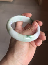 Load image into Gallery viewer, 60mm certified Type A 100% Natural sunny green yellow brown white Jadeite Jade bangle D137-1732