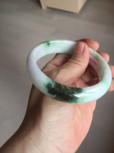 Load image into Gallery viewer, 60mm certified Type A 100% Natural sunny green yellow brown white Jadeite Jade bangle D137-1732