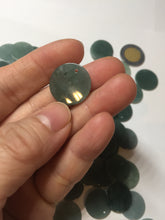 Load image into Gallery viewer, 100% Natural type A dark blue/green/gray round Guatemala Jadeite Jade safe and sound pendant group BF155