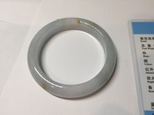Load image into Gallery viewer, 51.8mm certified 100% natural Type A light green/yellow jadeite jade bangle AJ73-8588