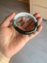 Load image into Gallery viewer, 53.2mm certificated Type A 100% Natural sunny green/brown/purple/black(FU LU SHOU, 福禄寿) Jadeite Jade bangle BG237-3302