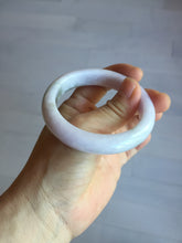 Load image into Gallery viewer, 53.5mm 100% natural certified light green purple pink jadeite jade bangle BN34-4503