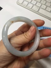 Load image into Gallery viewer, 51.8mm certified 100% natural Type A light green/yellow jadeite jade bangle AJ73-8588