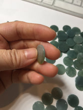 Load image into Gallery viewer, 100% Natural type A dark blue/green/gray round Guatemala Jadeite Jade safe and sound pendant group BF155