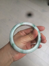 Load image into Gallery viewer, 60.7mm Certified Type A 100% Natural green/white jdeite Jade bangle AE57-4355