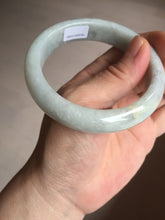 Load image into Gallery viewer, 56.5mm 100% natural type A white/light green jadeite jade bangle BN103-9764