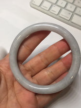 Load image into Gallery viewer, 57.8mm certified 100% natural type A green/purple/brown round cut jadeite jade bangle AJ74-8591