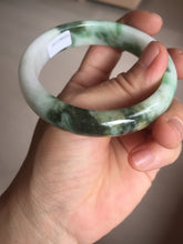 Load image into Gallery viewer, 57.7mm certified Type A 100% Natural sunny green yellow brown white Jadeite Jade bangle D136-1720