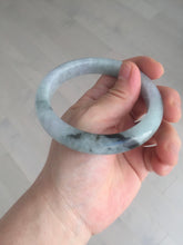 Load image into Gallery viewer, 59mm Certified Type A 100% Natural green gray purple Jadeite Jade bangle AH95-4489