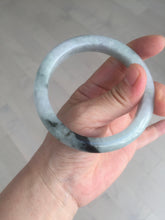 Load image into Gallery viewer, 59mm Certified Type A 100% Natural green gray purple Jadeite Jade bangle AH95-4489