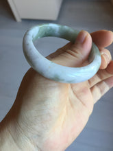 Load image into Gallery viewer, 50mm certified 100% natural Type A light watermelon rind green/yellow/purple jadeite jade bangle BN33-4499