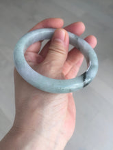 Load image into Gallery viewer, 59mm Certified Type A 100% Natural green gray purple Jadeite Jade bangle AH95-4489