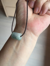 Load image into Gallery viewer, 14.5-16.7mm Type A 100% Natural white light green Jadeite Jade LuluTong (Every road is smooth) bead pendant group BP93 Add-on item