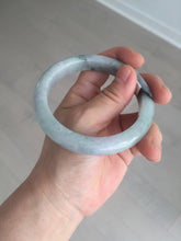 Load image into Gallery viewer, 59mm Certified Type A 100% Natural green gray purple Jadeite Jade bangle AH95-4489