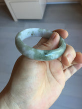 Load image into Gallery viewer, 50mm certified 100% natural Type A light watermelon rind green/yellow/purple jadeite jade bangle BN33-4499