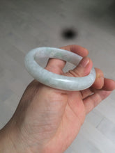 Load image into Gallery viewer, 52mm certified Type A 100% Natural icy light green oval Jadeite Jade bangle AZ45-5053
