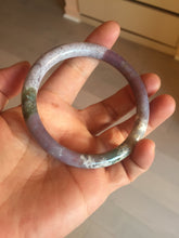 Load image into Gallery viewer, 57mm 100% natural red/purple/green slim round cut ocean jasper bangle SY111