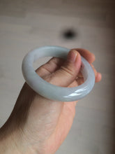 Load image into Gallery viewer, 52mm Certified Type A 100% Natural light green/purple Jadeite Jade bangle Q127-0309