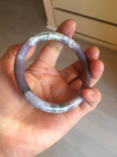 Load image into Gallery viewer, 57mm 100% natural red/purple/green slim round cut ocean jasper bangle SY111