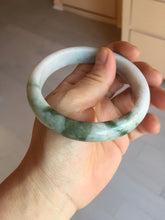 Load image into Gallery viewer, 60.2mm certificated Type A 100% Natural dark green/sunny green/white/purple Jadeite Jade bangle AA102-3268