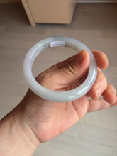 Load image into Gallery viewer, 57.6mm Certified Type A 100% Natural icy watery white purple black brown Jadeite Jade bangle BM21-7700