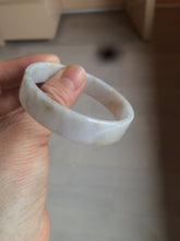 Load image into Gallery viewer, 48.8mm Certified Type A 100% Natural light purple/yellow/white square Jadeite Jade bangle Y151-8064