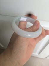 Load image into Gallery viewer, 52mm Certified Type A 100% Natural light green/purple Jadeite Jade bangle Q127-0309
